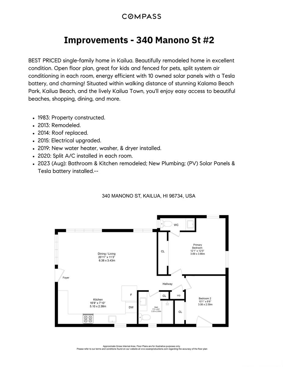 340 Manono Street Unit 2 340 Manono Street Unit 2